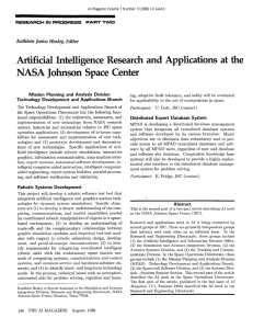 Artificial  Intelligence  Research and Applications  at the