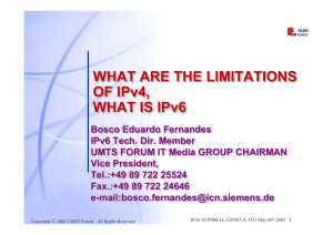 WHAT ARE THE LIMITATIONS OF IPv4, WHAT IS IPv6