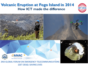 Volcanic Eruption at Fogo Island in 2014
