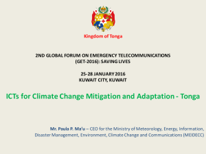 2ND	GLOBAL	FORUM	ON	EMERGENCY	TELECOMMUNICATIONS (GET-2016):	SAVING	LIVES 25-28	JANUARY	2016 KUWAIT	CITY,	KUWAIT