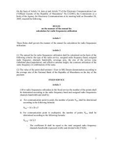 On the basis of Article 14, item a) and Article... (“Official  Gazette  of  the  Republic ...