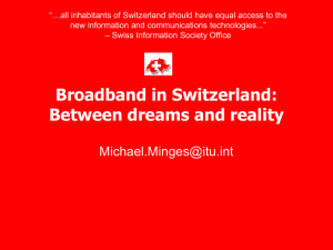 “…all inhabitants of Switzerland should have equal access to the