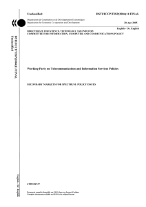 Unclassified DSTI/ICCP/TISP(2004)11/FINAL