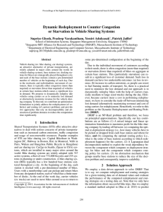 Dynamic Redeployment to Counter Congestion or Starvation in Vehicle Sharing Systems