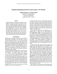 Bounded Suboptimal Search in Linear Space: New Results