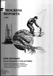 REP ORTS FISH DIVISION 1990 Oregon Department of Fish and Wildlife