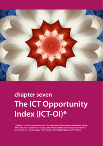 The ICT Opportunity Index (ICT-OI)* chapter seven Statistical Annex