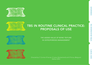 TBS IN ROUTINE CLINICAL PRACTICE: PROPOSALS OF USE IN OSTEOPOROSIS MANAGEMENT