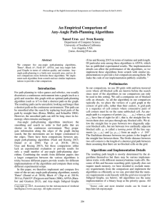 An Empirical Comparison of Any-Angle Path-Planning Algorithms Tansel Uras and Sven Koenig