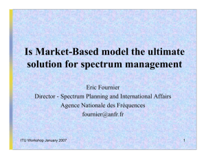 Is Market-Based model the ultimate solution for spectrum management