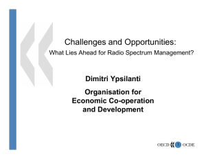 Challenges and Opportunities: Dimitri Ypsilanti Organisation for Economic Co-operation