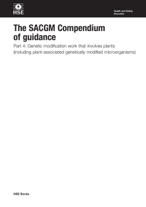The SACGM Compendium of guidance 