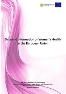 Data and Information on Women’s Health in the European Union