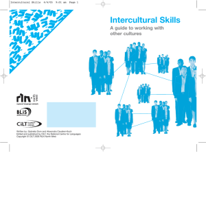 Intercultural Skills A guide to working with other cultures