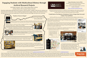 Engaging Students with Multicultural History through Archival Research Projects