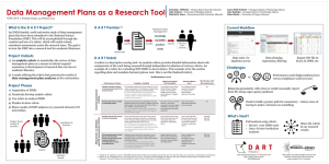Data Management Plans as a Research Tool