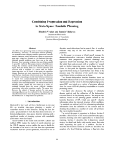 Combining Progression and Regression in State-Space Heuristic Planning