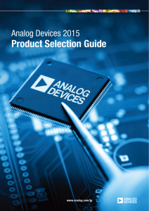 Product Selection Guide Analog Devices 2015 www.analog.com/jp