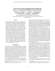 How Does the Data Sampling Strategy Impact the Munmun De Choudhury