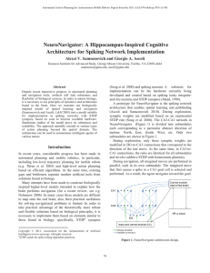 NeuroNavigator: A Hippocampus-Inspired Cognitive Alexei V. Samsonovich and Giorgio A. Ascoli
