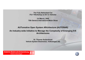The Fully Networked Car ITU-T Workshop on ICT in Vehicles
