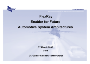 FlexRay Enabler for Future Automotive System Architectures 3