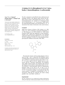 2-Amino-N-(2-chlorophenyl)-4,5,6,7-tetra- hydro-1-benzothiophene-3-carboxamide