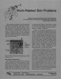 Work-Related Skin Problems
