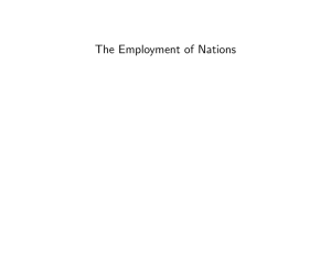 The Employment of Nations