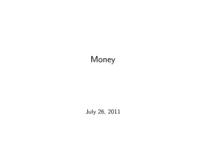Money July 26, 2011