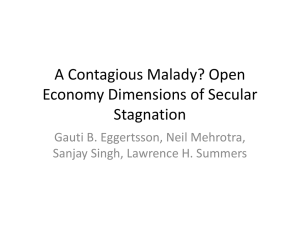 A Contagious Malady? Open Economy Dimensions of Secular Stagnation