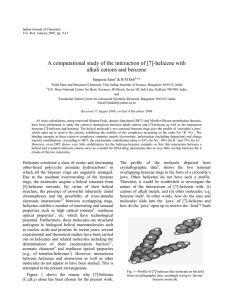 A computational study of the interaction of [7]-helicene with Sangeeta Saini