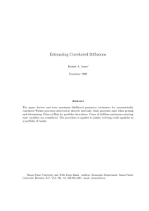 Estimating Correlated Diffusions