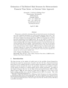 Estimation of T ail-Related