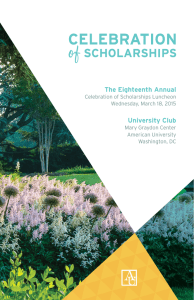 The Eighteenth Annual University Club