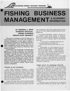 FISHING   BUSINESS MANAGEMENT £ &amp; ECONOMIC