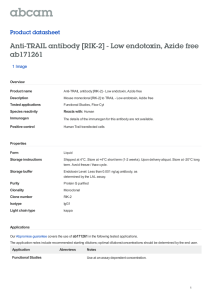 Anti-TRAIL antibody [RIK-2] - Low endotoxin, Azide free