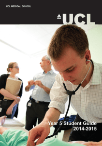 Year 5 Student Guide 2014-2015 UCL MEDICAL SCHOOL