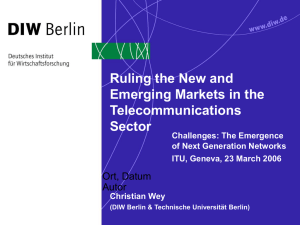 Ruling the New and Emerging Markets in the Telecommunications Sector
