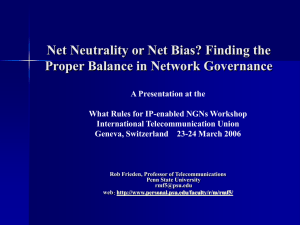 Net Neutrality or Net Bias? Finding the