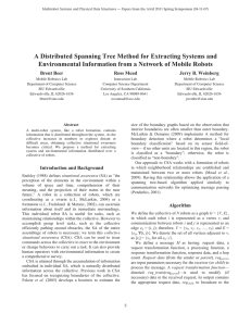 A Distributed Spanning Tree Method for Extracting Systems and