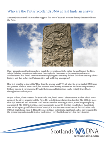 Who are the Picts? ScotlandsDNA at last finds an answer.