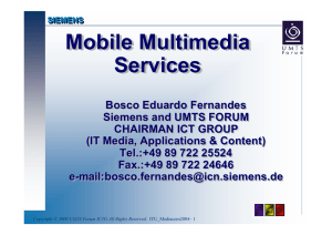 Mobile Multimedia Services