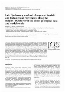 Late Quaternary sea-level change and isostatic