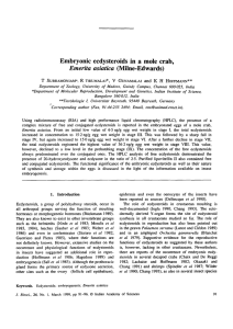 Embryonic  ecdysteroids  in  a  mole ... (Milne-Edwards) Emerita  asiatica T  SUBRAMONIAM*,