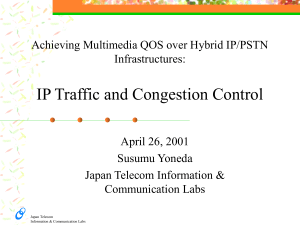 IP Traffic and Congestion Control