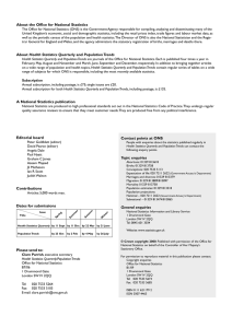 About the Office for National Statistics