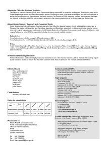 About the Office for National Statistics