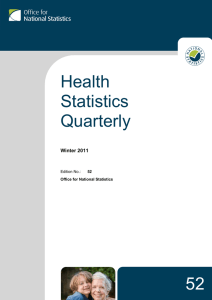 52 Health Statistics Quarterly