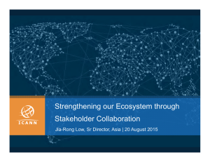 Strengthening our Ecosystem through Stakeholder Collaboration